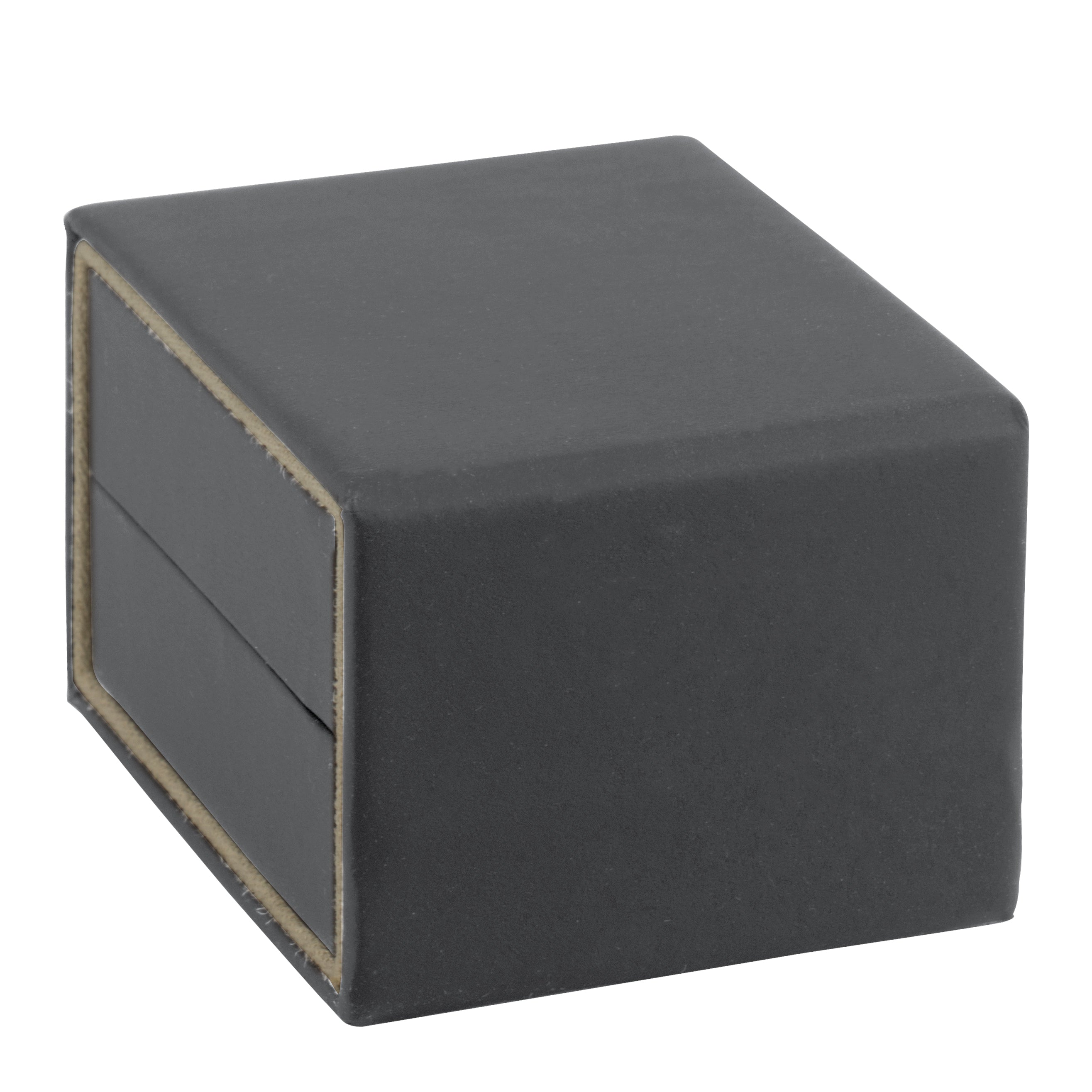 Matte Paper Covered Single Earring Box with Matching Moulded Sleeve