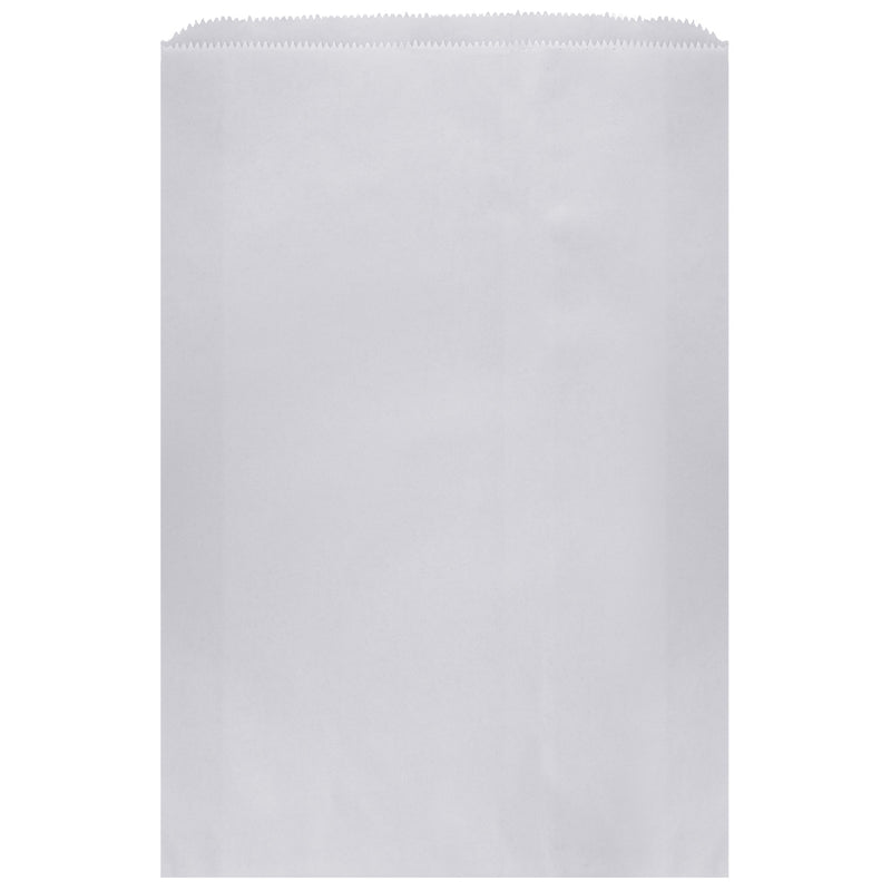 White Flat Paper Merchandise Bag