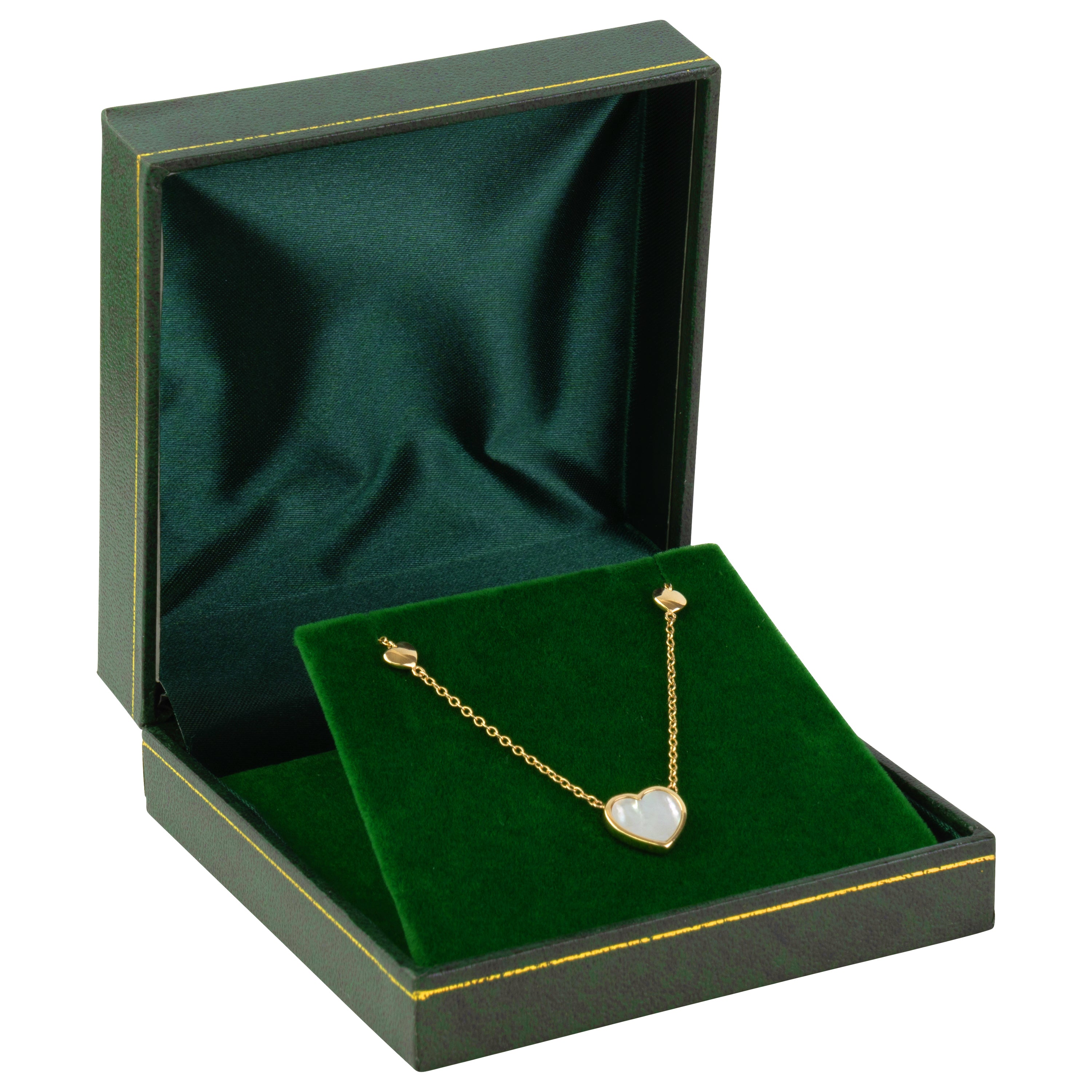 Paper Covered Universal Box with Gold Accent