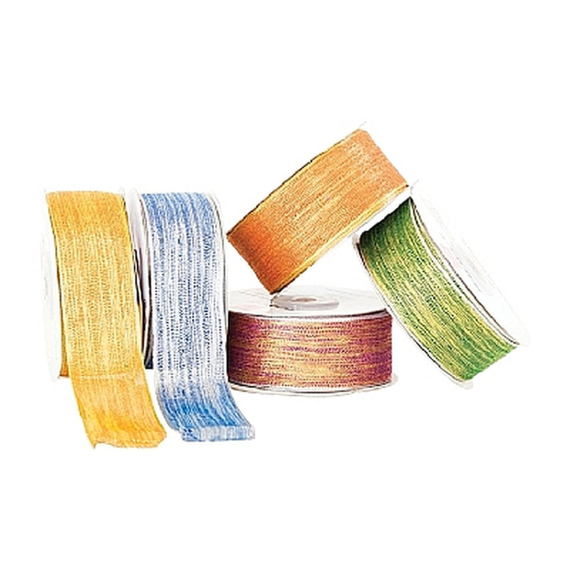Wired Woven Shimmer Ribbon