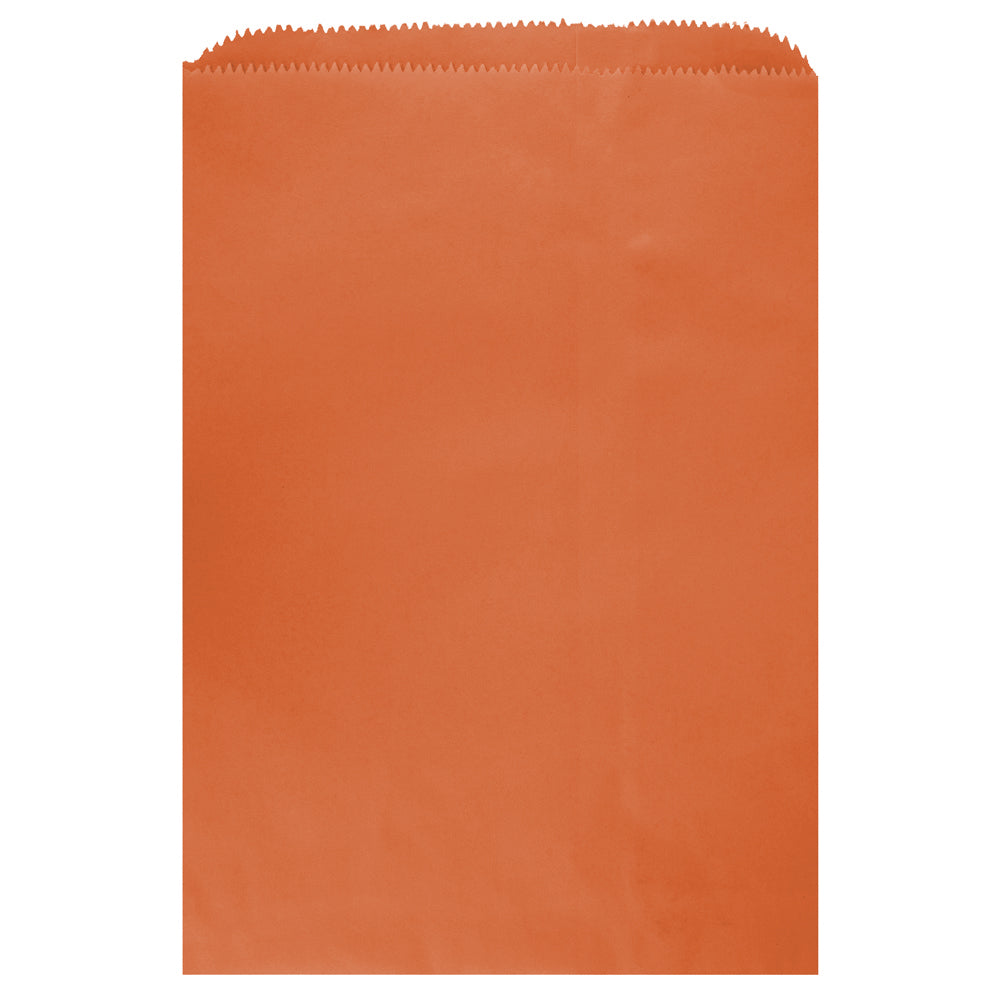 Colored Flat Paper Merchandise Bag