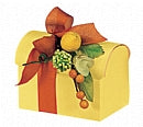 Yellow Linen Confection Boxes