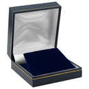 Paper Covered Clip Earring Box with Gold Accent