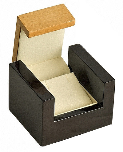 Wooden Single Earring Jewelry Box